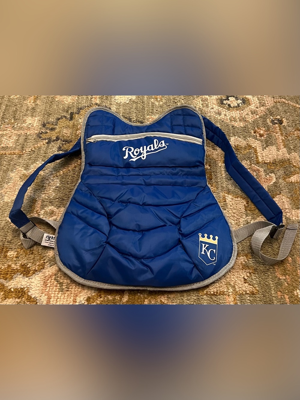 Kansas City Royals Catcher’s Backpack Color Is Royal Blue 12x17